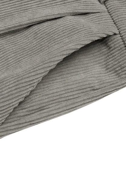 Slit Wide Leg Overalls with Pockets