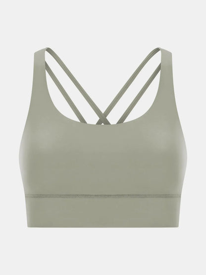 Millennia Crisscross Scoop Neck Active Tank