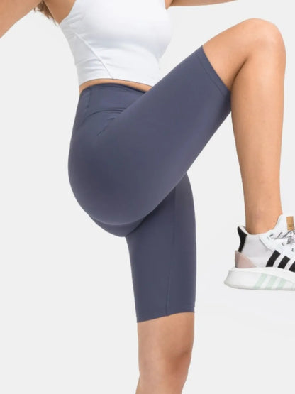 Millennia High Rise Wide Waistband Active Shorts