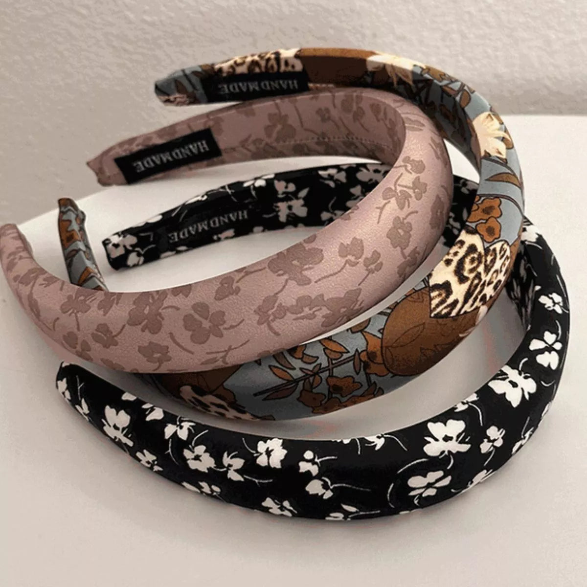 3-Piece Floral Print Headband Floral One Size
