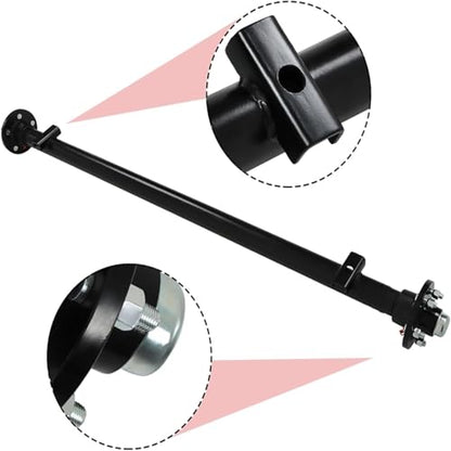WFLNHB 3,500 lb Idler Trailer Axle 3500 lb Idler 5 Lug 61 Inch Hub Face 46 Inch Spring Center 48 Inch Wide Frame 5 on 4.5 Inch