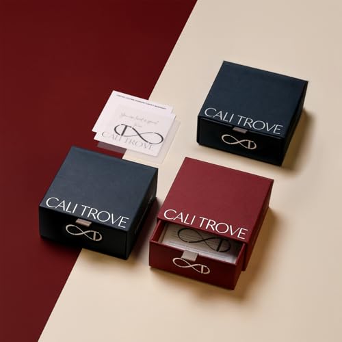 Cali Trove 1/20 Ct Natural Diamond Rings in 925 Sterling Silver | London Blue Topaz Gemstone Rings | Chunky Rings for Men | Bold Statement Bands | Gifts for Engagement | Silver Jewelry Accessories