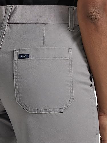 Lee Women's Ultra Lux Comfort with Flex-to-Go Utility Pant HD Gray 14