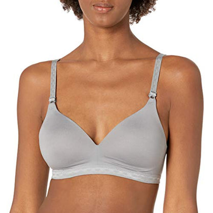 Pink Wear Everywhere Lightly Lined Bra - Warner's Women's Cloud 9 Super Soft Wireless Lightly Lined Comfort Bra 1269 Graphite Grey