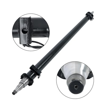labwork 7000lb Beam Only Trailer Axle 75 Inch Hub Face 58 Inch Spring Center