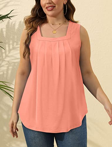 Vacation Outfits for Women Beach Clothes Trendy Tops Spring Fashion 2026 Resort Wear Plus Size Clothing 3X
