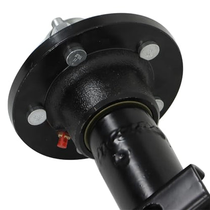 Silscvtt 3500 lbs Trailer Axle with 5-Lug 4.5 Hubs 70 Spring Center, 85 Hub Face, U-Bolt Kit
