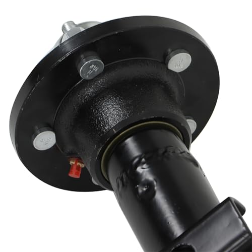 Silscvtt 3500 lbs Trailer Axle with 5-Lug 4.5 Hubs 70 Spring Center, 85 Hub Face, U-Bolt Kit