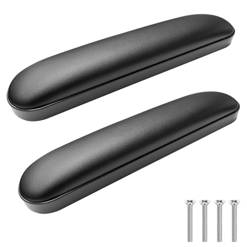 Cejiuga Wheelchair Armrest Pads, Premium Wheelchair Arm Pads, Wheelchair Armrest Replacement Accessories, Black (1 Pair) Compatible with All Brands(10-1/4")
