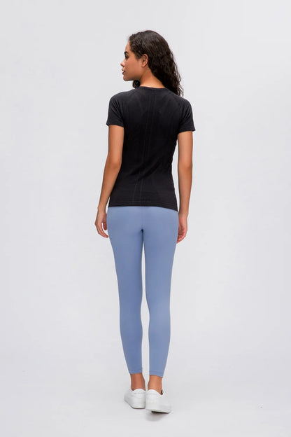 Millennia Round Neck Short Sleeve Active T-Shirt