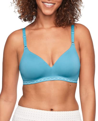 Pink Wear Everywhere Lightly Lined Bra - Warner's Women's Cloud 9 Super Soft Wireless Lightly Lined Comfort Bra 1269 Blue Moon