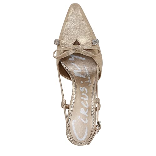 Circus NY by Sam Edelman Women's Monica Pump, Soft Gold, 7