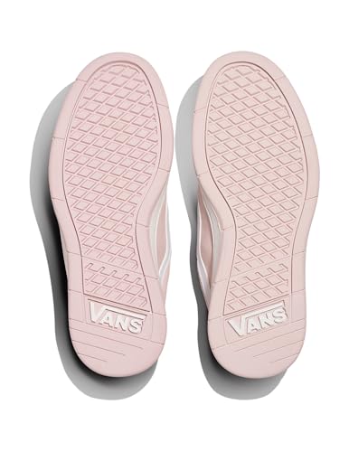 Vans Women's Ryland LS Shoe | Retro Court Sneakers with Tennis Inspired Fashion Details, Canvas Sepia Rose, 8.5