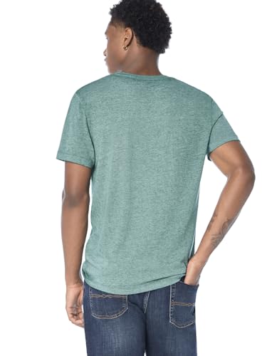 Lucky Brand Men's Venice Burnout V-Neck Tee Shirt, June Bug, XL