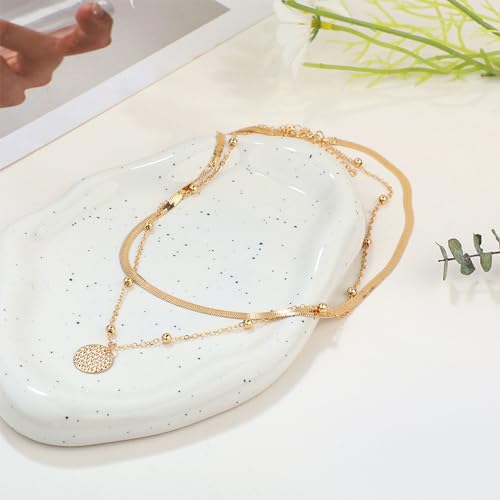 NEWITIN 69 Pieces Gold Jewelry Set for Women Fashion Costume Jewelry Gold Plated Necklace Bracelet Earrings Set for Women