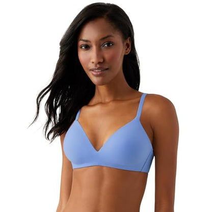 Pink Wear Everywhere Lightly Lined Bra - Wacoal Women's How Perfect Wire Free T-Shirt Bra Blue Hydrangea