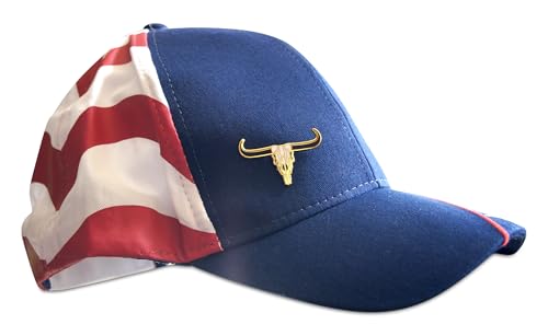 Novel Merk Cowboy & Rancher – Icons Lapel Pin, Hat Pin & Tie Tack Set - with Clutch Back (3-Longhorn Skull)
