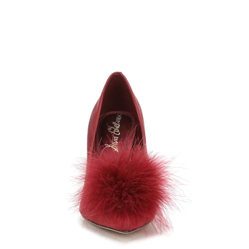 Sam Edelman Women's Hazel Plush Pump Deep Scarlet 7 M