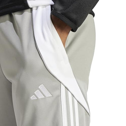 Adidas Women's Tiro 24 Training Pants, Team Mid Grey/White, 3X Plus Size