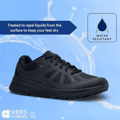 Shoes for Crews Men's Slip-Resistant Work Sneakers - Comfortable, Non-Slip Work Shoes for Men in Food Service, Hospitality, Healthcare & More - Endurance II, Size 11