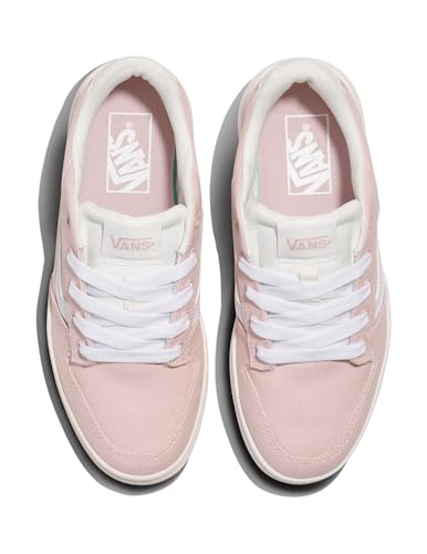 Vans Women's Ryland LS Shoe | Retro Court Sneakers with Tennis Inspired Fashion Details, Canvas Sepia Rose, 8.5