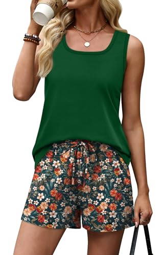 WIHOLL Two Piece Sets for Women Summer Spring Date Outfits 2026 Cruise Outfits 2025 Spring Break Vacation Clothes Fashion Clothing Trendy Lounge Matching Sets Women's Clothing Resort Wear 2026