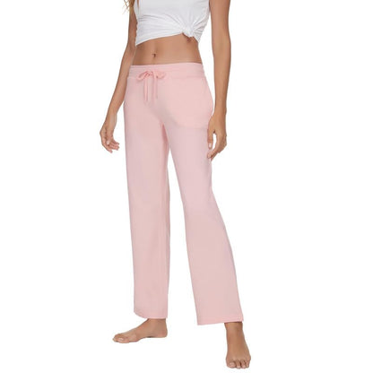 Women's Cotton Pajama Pants - Soft Comfortable Lounge Sleep Bottoms