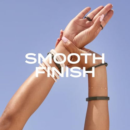 QALO Men's Rubber Ring – 9mm Wide x 1.85mm Thick – Skin-Friendly, Flexible, All-Day Wearable Silicone Wedding Band for Active Lifestyles – Comfortable Durable Fit – Green Deer, Size 10