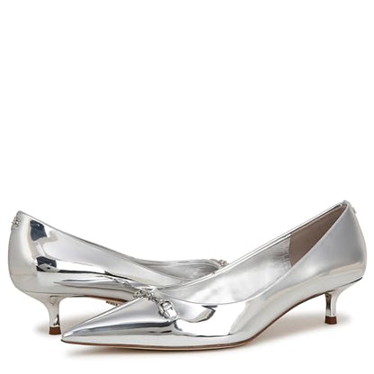 Sam Edelman Women's Kaya Pump, Soft Silver, 7