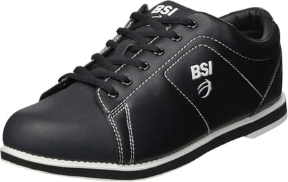 BSI Men’s 751 Classic Shoe - Lightweight Leather Bowling Shoes with Cushioned Support for Men, Black, 10.5