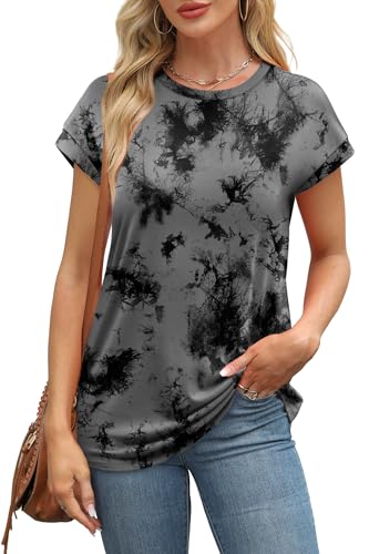 Alaroo Tshirts Shirts for Women Plus Size Fashion Summer Tops for Women Office Print 06 XXL