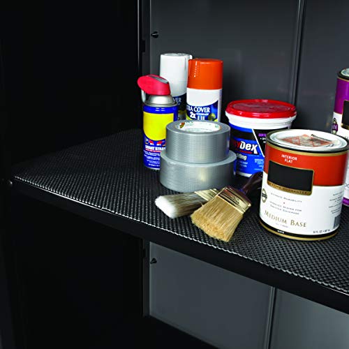 Con-Tact Brand Industrial Grip Premium Shelf Liner, Non-Adhesive and Non-Slip Drawer Liner, Heavy-Duty, Waterproof, Easy-to-Clean, 86" x 22", Black
