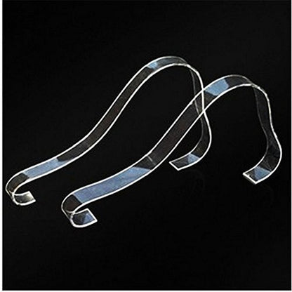 glasstore 5 Pairs Shoe Trees for Women Sandals High Heel Shoes Clear Acrylic Retail Shop Display Stand Plexiglass Shoes Supporter Forms Inserts