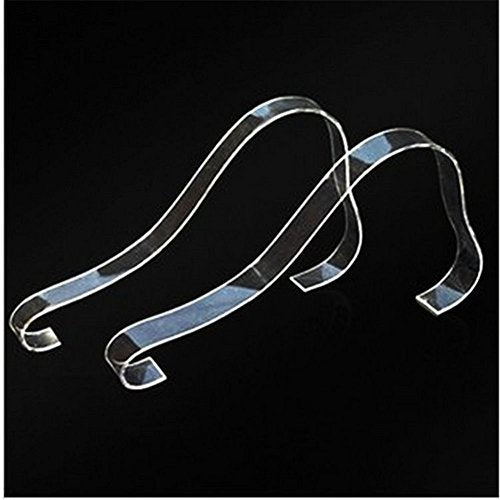 glasstore 5 Pairs Shoe Trees for Women Sandals High Heel Shoes Clear Acrylic Retail Shop Display Stand Plexiglass Shoes Supporter Forms Inserts