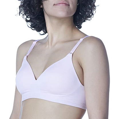 Pink Wear Everywhere Lightly Lined Bra - Warner's Women's Cloud 9 Super Soft Wireless Lightly Lined Comfort Bra 1269
