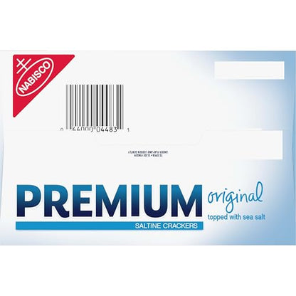 Premium Original Saltine Crackers, Lunch Snacks, Family Size, 24 oz