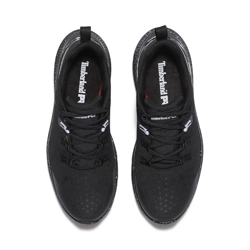 Timberland PRO Men's Intercept Steel Safety Toe Industrial Athletic Work Shoe, Black/White, 11.5W