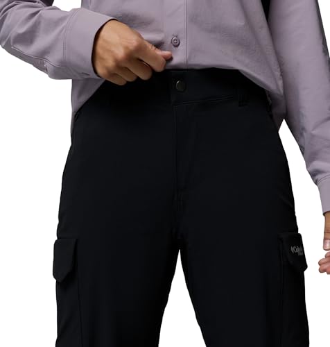 Columbia Women's Silver Ridge Elite Pant, Black, 12 Short