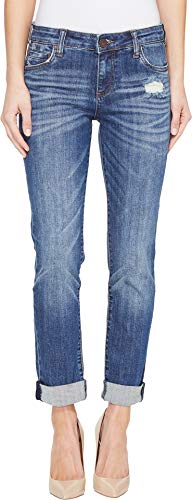 Celine Jeans - ™ Catherine Boyfriend Women’s Jeans – Blended Fabric – Mid Rise – Five Pocket Design Doubtless Medium Base Wash