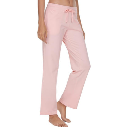 Women's Cotton Pajama Pants - Soft Comfortable Lounge Sleep Bottoms