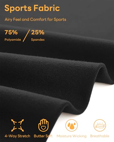 Plus Size Capri Leggings for Women with Pockets, Black Workout Capris Tummy Control, Stretch Yoga Pants High Waisted, Thick Gym Compression Activewear, Athletic Exercise Cropped Petite Leggings 3XL