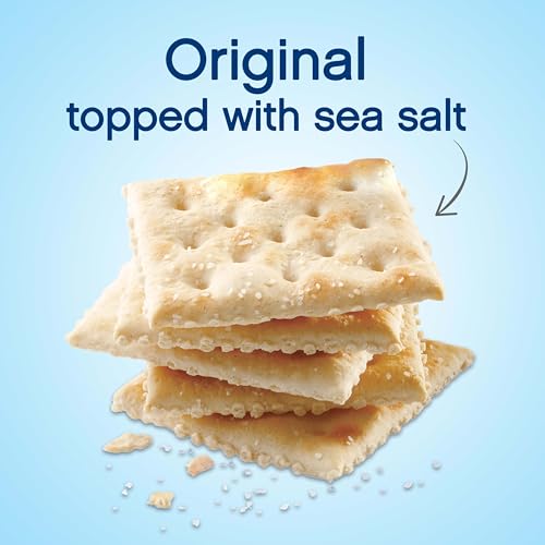 Premium Original Saltine Crackers, Lunch Snacks, Family Size, 24 oz