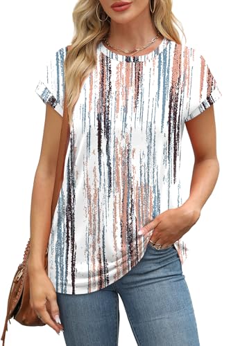 Alaroo Spring Tops for Women Fashion Clothing 2026 Trendy Womens Shirts Women's Plus Size Clothes Print 11 3XL