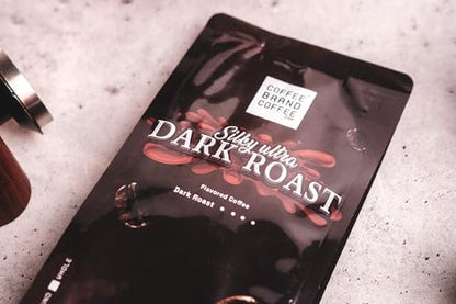 Silky Dark Roast Coffee Brand Coffee | Bold and Rich Blend of Premium | Luxurious, and Robust Whole Beans Coffee | Experience A Delicious, Velvety-Smooth, Strong Taste | 12 Oz