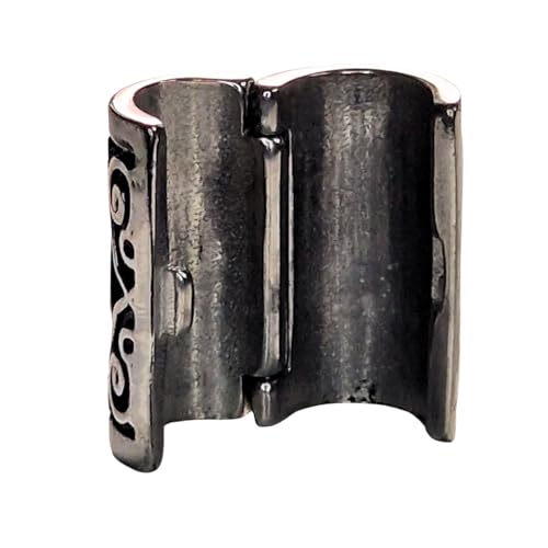VALHALLA Valknut Hair Beads Opener Viking Beard Bead 316L Steel Silver Stainless Steel Large, Stainless Steel (Extra Large)