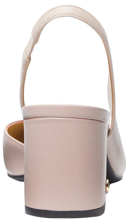 Michael Kors Women's Perla Flex Sling Pump, Soft Pink, 7.5