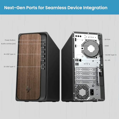 HP OmniDesk(Envy Next Brand) M03 Premium Business Next Gen AI PC Desktop, Intel Core Ultra 7 265, 32GB DDR5 RAM, 2TB SSD, W11P, USB-C, Wi-Fi 6, Wired KB & Mouse, Bundle with ADATA 64GB USB Flash Drive