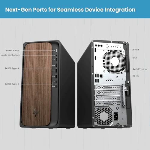 HP OmniDesk(Envy Next Brand) M03 Premium Business Next Gen AI PC Desktop, Intel Core Ultra 7 265, 32GB DDR5 RAM, 2TB SSD, W11P, USB-C, Wi-Fi 6, Wired KB & Mouse, Bundle with ADATA 64GB USB Flash Drive