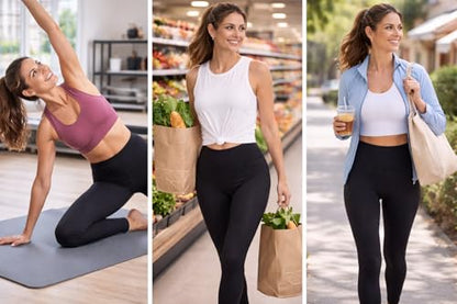 Spyder Womens Leggings - Soft Fleece Leggings with Pockets for Women High Waisted Yoga Pants Workout Gym Activewear, Size Small, Black