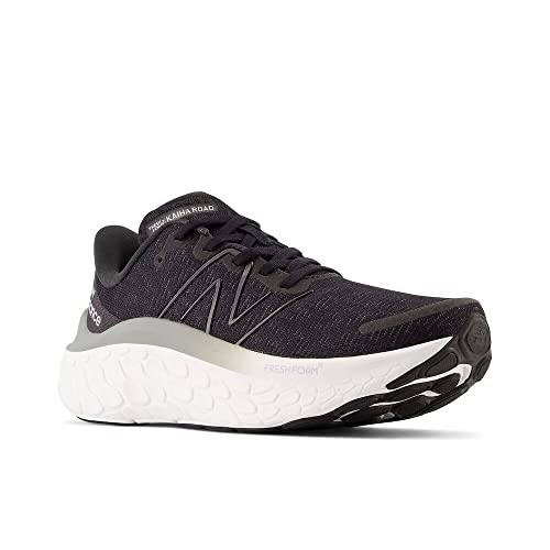New Balance Women's Fresh Foam X Kaiha Road V1 Running Shoe, Black/Phantom/Silver Metallic, 7.5 M